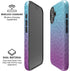 Cheetah Print Purple and Blue iPhone 16 Magsafe Impact Case